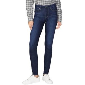 PAIGE Hoxton Hepburn High-Rise Ultra Skinny Jean Dark Denim Stretch size 23 000